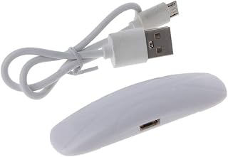 angwang Secador UV, lâmpada de cura de resina UV 3W LED 395NW UV Gel Luzes de cura UV Resina Decoração de unhas Luz LED USB Carregar Joias Ferramentas Brancas
