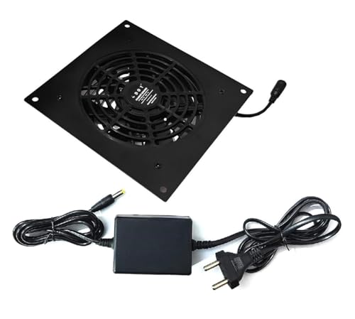 Image of Fourdot Exhaust /Intake Cooling System For enclosed System /Drawer /Almirah /Rack For Home (6 Inch Model 1120)