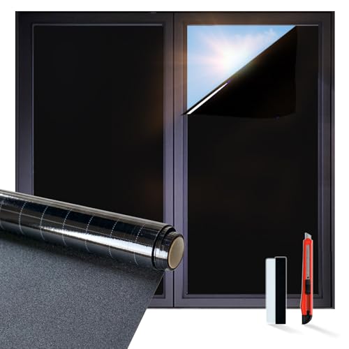 Película para ventana blackout total 17.52"x78.74" miniatura 7