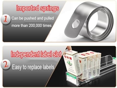 Cigarette Display Rack - 44 Size Countertop Organizer for Retail Stores, Bars & Supermarkets - Versatile Point of Sale Cigar, Candy & Tobacco Display Case