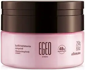 O BOTICARIO EGEO CREME HIDRATANTE CORPORAL SUFLE CHOC 250g