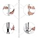 AW Portable 12ft Dancing Pole Kit with Extensions Fitness Dance Exercise Club Home