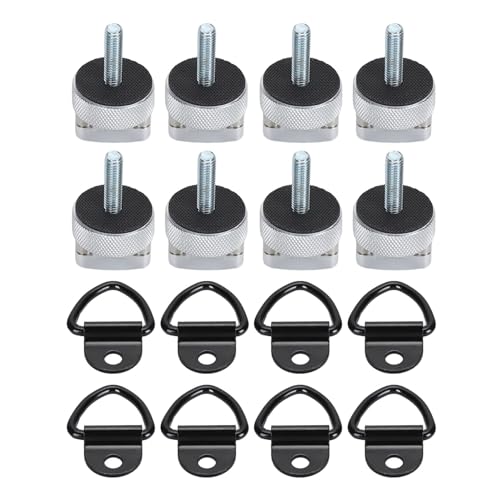 Écrous à vis à pouce Bronco boulons supérieurs aluminium argent rigide 2dr 4dr