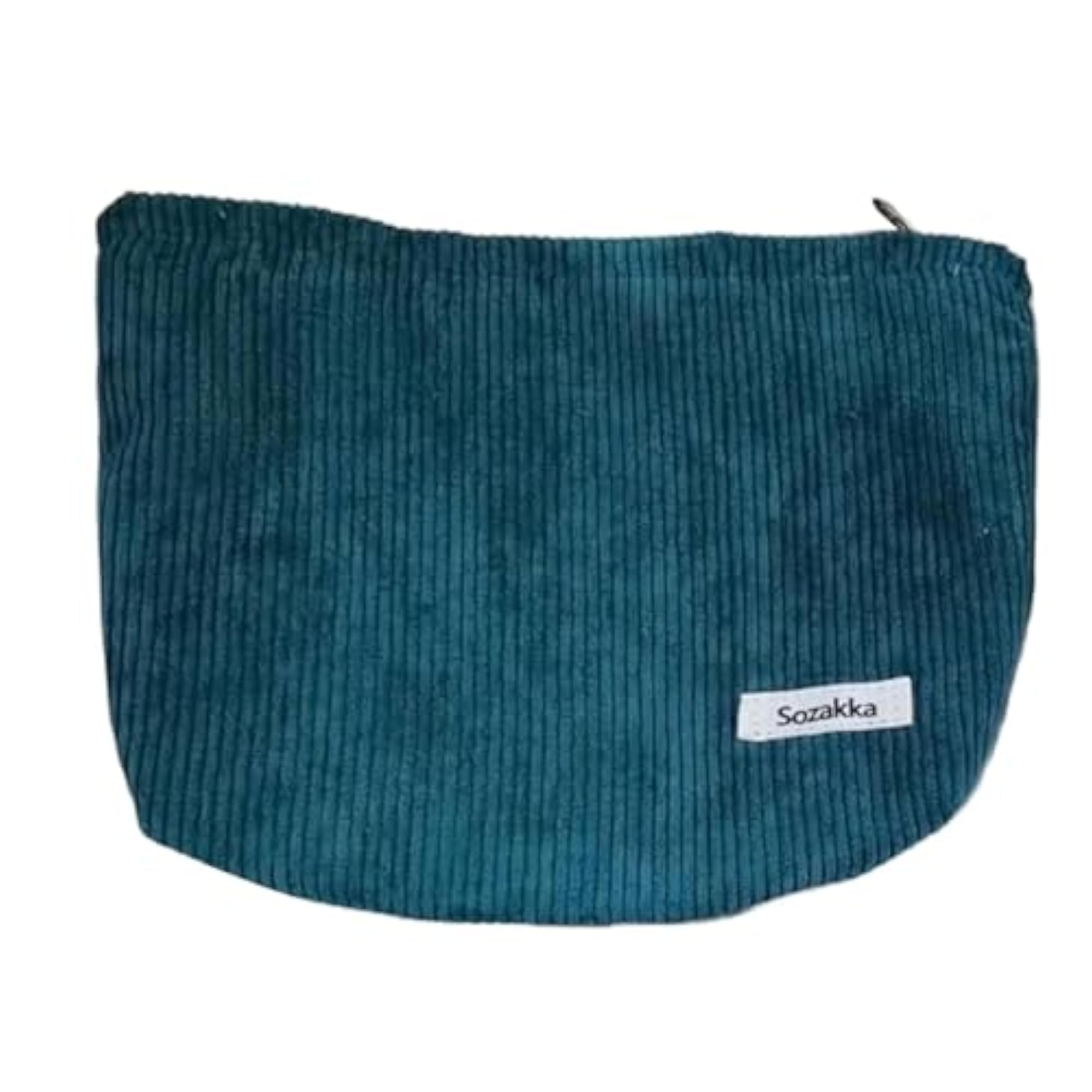 Corduroy Cosmetic Bag, Large Capacity for Makeup