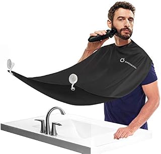 DOEPSILON Beard Bib New Version Beard Catcher Apron for Shaving and Trimming Adjustable