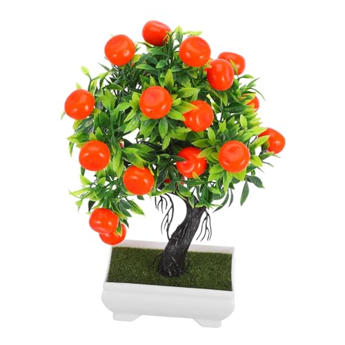 Cabilock Künstliche Pflanze Faux Orange Baum Dekoration Simulation Bonsai Orangenbaum Künstliche Pflanze Desktop-schmuck Cabilock Künstliche Pflanze Faux Orange Baum Dekoration Simulation Bonsai Orangenbaum Künstliche Pflanze Desktop-schmuck
