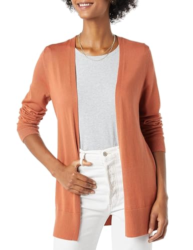 Image of Amazon Essentials Women's Lightweight Long Sleeve Open-Front Cardigan Sweater (Available in Plus Size)
