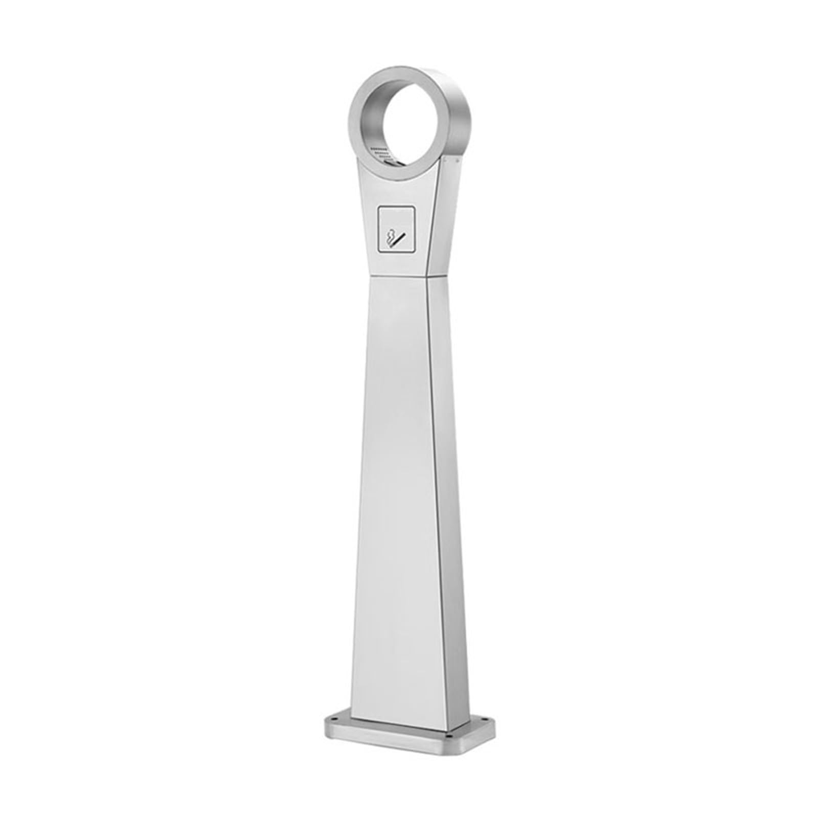 Stand ashtray Vertical Can Be Fixed Stainless Steel Cigarette Butt Column, Outdoor Public Smoking Area Ash Pillar Pillar