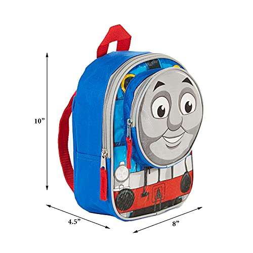 RALME Thomas the Train Mini Backpack for Kids - 10 Inch Toddler Thomas and Friends Backpack, Blue2