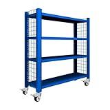 Scaffali in metallo resistenti – Scaffali per garage resistenti per organizzare magazzini e cantine, perfetti per massimizzare lo spazio e l'efficienza
