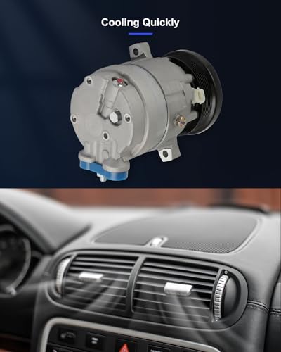 Image of ECCPP A /C Compressor with Clutch 1997-2001 Fit for Cadillac Catera 3.0L 2004-2007 Fit for Chevrolet Optra 2.0L AC Compressor
