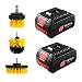Produktbild VOLT1799 2 x 18 Volt 5500 mAh Li-ion Akku Bosch BAT609G BAT618 BAT618G BAT619 BAT619G BAT622 BAT620-2PK SKC181-202L