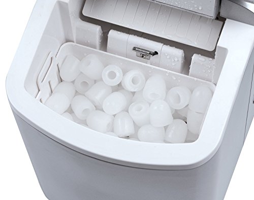 Eiswürfelbereiter • Eiswürfelmaschine • Ice Maker • 12 kg / 24 h • 1 kompakte Würfelgröße • Zubereitung in 6-13 min • 1… – Bild 5