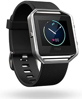 Fitbit Blaze Smart Fitness Watch, Black, Silver, Small (5.5 - 6.7 inch)
