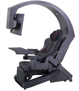 Imperatorworks IW 320 Brand Racing Gaming Chair, Computer Chair for Office and Home; Regular for 3 Screens or Upto 5 Monitors with Vibration massasge