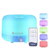- Configuración de 4 temporizadores: el difusor para aceites esenciales puede funcionar hasta 8 horas seguidas o puede programarse para 10 segundos, 2-4 horas para funcionar en modo intermitente. Cuando se agota toda el agua, se apagará automáticamente para garantizar su seguridad.