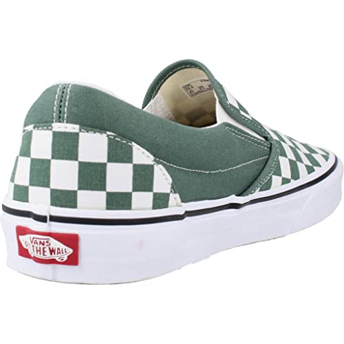 Vans Vans Classic Slip On Unisex Shoes Size 11.5, Color: Color Theory Checkerboard-Green