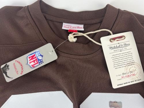 Amazon.com: Jim Brown Signed HOF 71 Authentic Mitchell Ness 1964