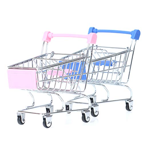 Igufsdig 1Pcs Mini Supermarket Handcart Mini Metal Shopping Cart Mini Supermarket Storage Toy Children Mini Shopping Cart Mini Shopping Cart Mini Metal Shopping Cart For Kids Purple #TOP3