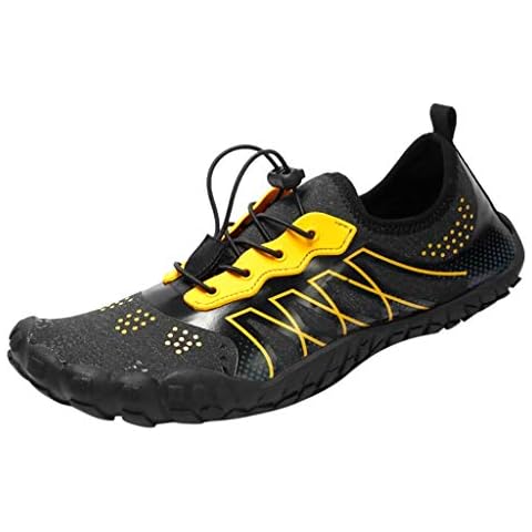 Xmiral Lace Up Water Shoes Men Swimwear Flip Flops Non-Slip Aqua Shoes Cover
