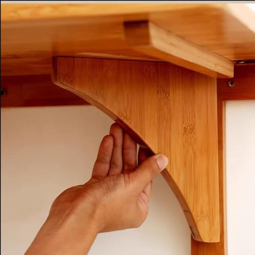 Bureau mural pliable poste de travail compact pour buanderie - 4