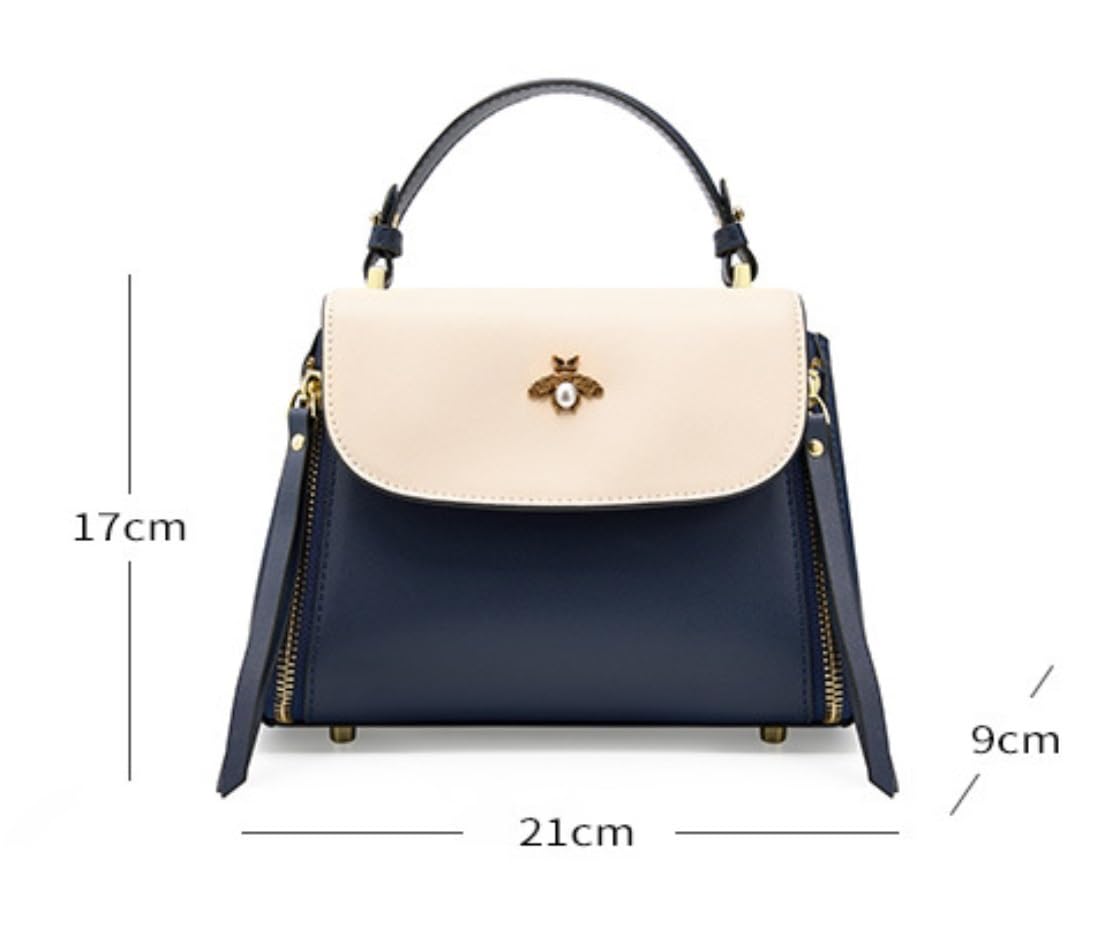 Bolso de Mano Bolso De Mano Vintage Mujer Bandolera Hombro Suave Bolsos Mujer(A)