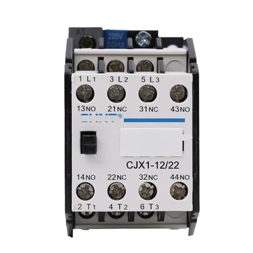 Contacteur CA CJX1-12/22 380V triphasé avec contacts de signalisation 2NO+2NC - 2