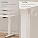 FLEXISPOT EN1 Whole Piece Standing Desk 55 x 28 Inches Stand Up Desk Workstation for Home Office (White Frame + White Top, 2 Packages)
