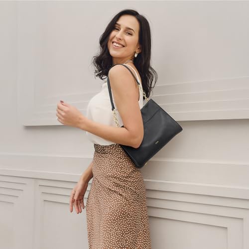 Image of Kattee Leather Purses and Handbags for Women, Small Crossbody Bags for Women, Top Handle Hobo Shoulder Bag with 2 Straps