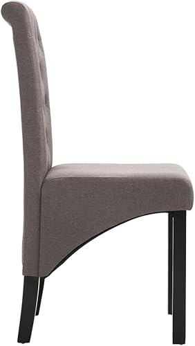 Miniatura 9 de Dining Chairs,Dining Room Chairs,Kitchen Chairs Suitable for Daily Meals Or Special Events Such As Meetings, Weddings and Celebrations. 2 Pcs Taupe