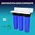Anchor AF-6003 3-Stage Whole House Water Filtration System with Dual Carbon Block, 4.5 x 20 inch, Big Blue