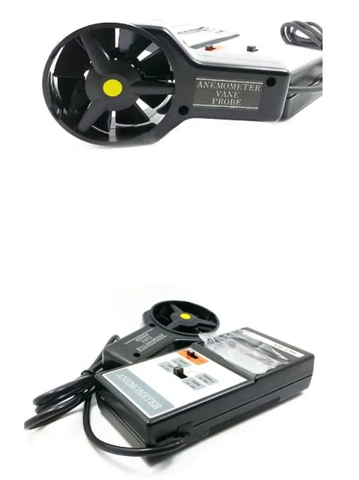 AM4201 Tragbares Flügel-Anemometer, Windgeschwindigkeitsmesser, 0,4–30 m/s