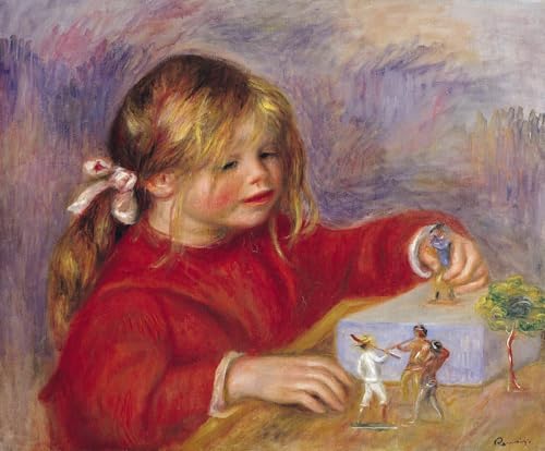 Claude Renoir en jeu impression d'art moderne pour créer un salon chaleureux et créatif