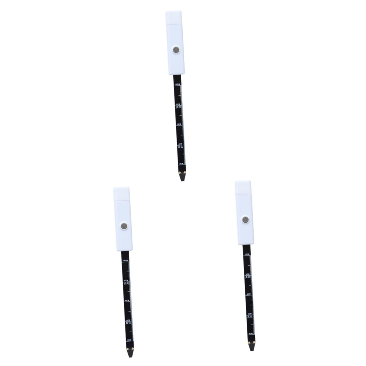 BESPORTBLE 3 Pièces Détection De L'humidité du Sol Usine Mètre Médite De Jardin Capteur pour Numérique Compteur De Sol Détecteur D'humidité Testeur De Sol De Jardinage Le Fer Blanche