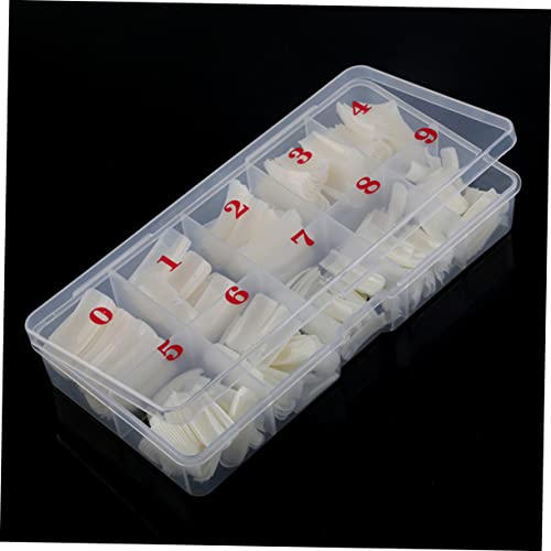 KALLORY 1000 Pçs Unhas Postiças Manicure Unhas Postiças Brancas Manicure Unhas Postiças Unhas France