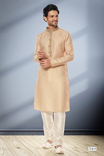 Indian Pakistani Men's Tunic Cotton Party Festive Ethnic Wear Kurta Pajama Dress Set3