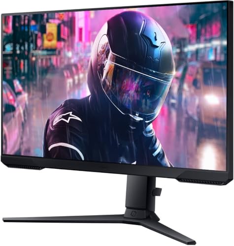 Image of Samsung 27 inch Odyssey G Series LED Gaming Monitor, FHD, 165Hz, 1ms, Eye Saver, Free-Sync Premium, Height Adjustable, VESA Mount Capability, DisplayPort, HDMI, Black, with GSF HDMI Cable