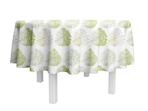 Nydel Nappe Angha Enduction Acrylique, Jade, Ronde 160 cm EU759886413 Cover
