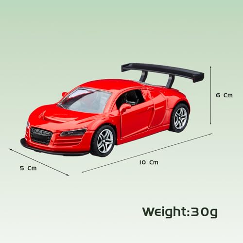 Image of Amazon Brand - Metal Die Cast 1:37 AUD | Red | Collectible & Durable