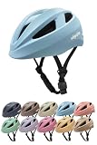 【SGマーク】【マグネットバックル】söpöta 自転車 ヘルメット SG規格 XXS/1～3歳 S/3～6歳 子供用 幼児 M/6歳以上 親子で被れる ソポタ SOP-CH (パステルブルー, 新S (48～54㎝))
