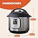 Imagen de Instant Pot Duo 80 7 en 1 Olla a Presión Eléctrica con Función de Arrocera