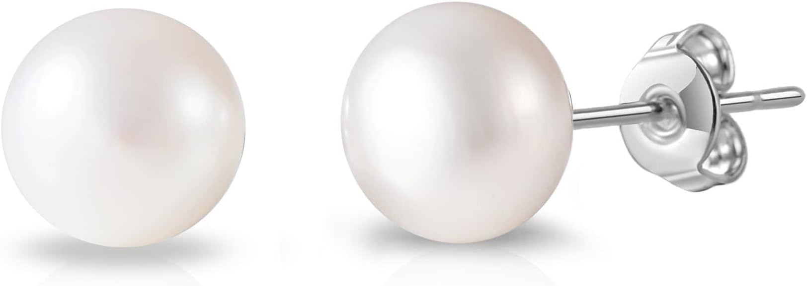 Silver Plated Freshwater Pearl Earrings