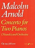  Concerto for Two Pianos: (3 Hands) and Orchestra: Op. 104-Full Score (Faber Edition)
