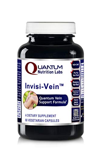 Quantum Invisi-Vein, 60 Capsules - Vein Support Formula for Quantum Nutritional Support for The Appearance of Spider Veins
