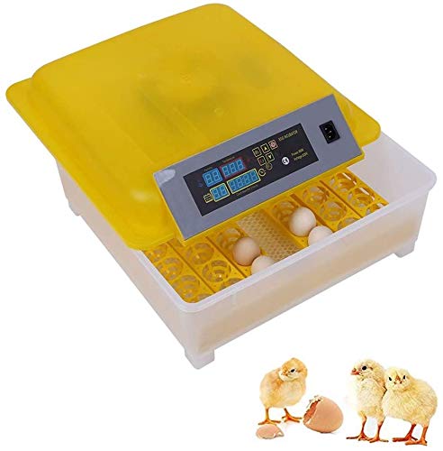 Incubator Eggs 48 Digital Automatic Turning Poultry Hatcher Temperature Humidity Control For Hatch Chicken Goose Duck Snakes Tortoise