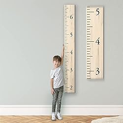 Back40Life – Premium Series – (The Benchmark) Wooden Growth Chart Height Ruler (Weathered Natural)