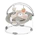 Ingenuity InLighten Baby Bouncer Seat with Light Up-Toy Bar and Bear Tummy Time Pillow Mat - Nate, Newborn and up