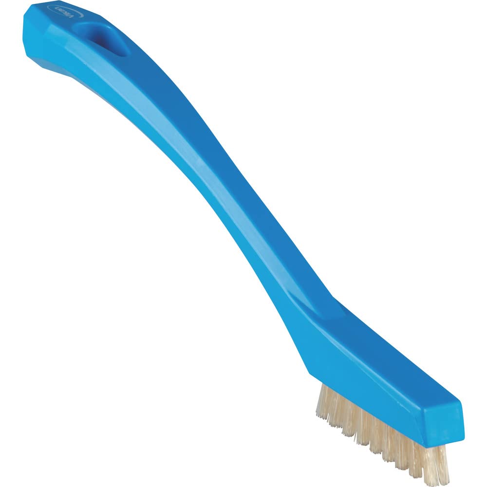 Vikan Detail Brush with heat resistant filaments, 205 mm, Very hard, Blue