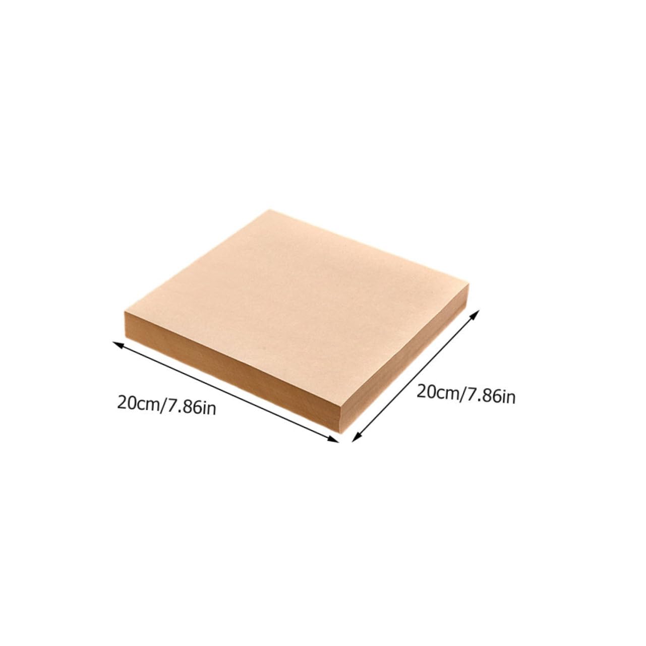 Papel Antigrasa para Alimentos de Papel Kraft Color Caqui 500 Hojas Absorbentes Compacto Adecuado para Hornear y Servir Bocadillos en Horno