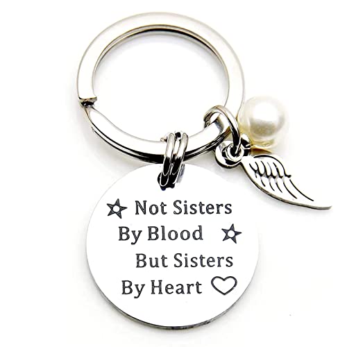 Exiiantag Friends Keyring, Best Friends Gift Keychain with Box, Graduation & Birthday Gift for Sisters